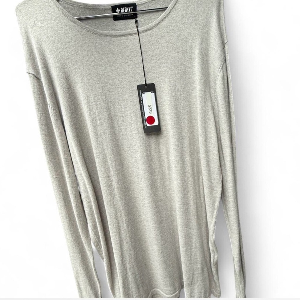 +Beryll - NWT Long Sleeve Gray Cashmere Shirt
